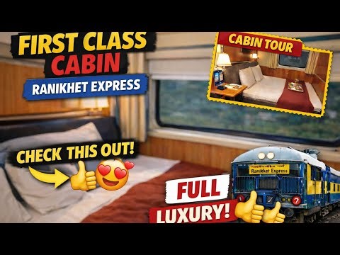 Inside First Class Cabin of Ranikhet Express | Private Cabin in Train Feels Like a Hotel Room