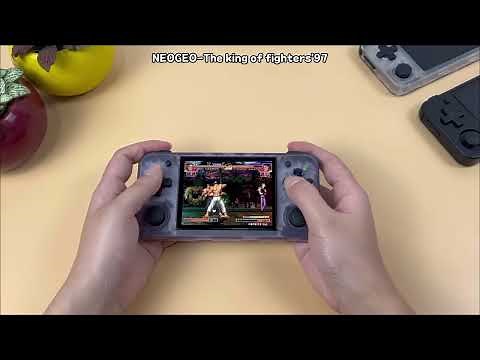 ANBERNIC RG 35XX H Retro handheld consoles: games and demonstration of extended features