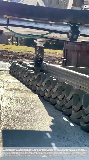 Printing the Future: How a Robotic Nozzle Lays Down Concrete Walls