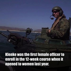 First Female Officer Graduates from Assault Amphibian School