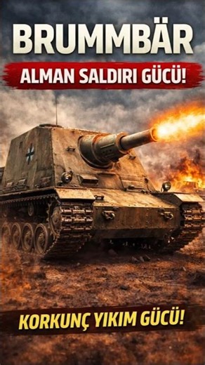 Giant German Howitzer Brumbar #history #war #military #militaryhistory #tank #panzer #panzerelite...