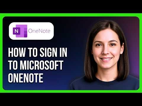How to Sign In to Microsoft OneNote
