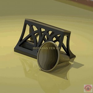 SKELETONIZED SMARTPHONE HOLDER WITH PASSIVE AMPLIFIER