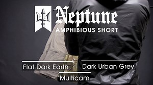TD Neptune Tactical Shorts that can double as swim trunks! TD's most versatile pants are now available as shorts. Including all the upgrades: YKK zipper with sleek rubber coated zipper pulls, new laser cut perforation fabric technology for ventilation, refined mesh pockets and drain holes. Available in Dark Urban Grey & Flat Dark Earth. The TD Neptune Pants 2.1 was originally developed from its predecessor, the Neptune Short, and has been updated based on your feedback. The fabric now features D