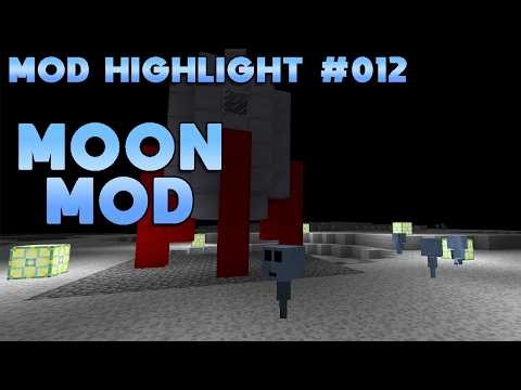 Minecraft Mod Highlight: The Moon Mod (Explore the Moon!)