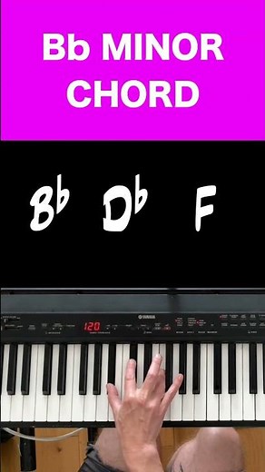 Learn To Play Bb Minor Chord On Piano: Easy Tutorial For Beginners | Music Simply Understood