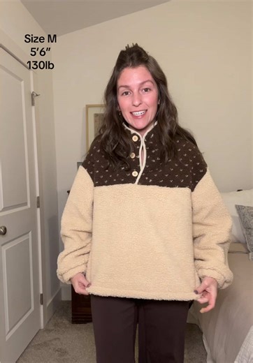 So loving this fleece pullover that I can also wear with barrels jeans and clogs 😍 @Cider #fleece #pullover #winterfashiontrends #tiktokshop #trendy