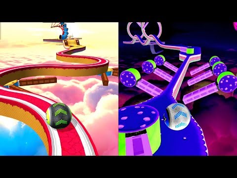 Reverse Night Speedrun: The Ultimate Going Balls Challenge #Gaming #Ball