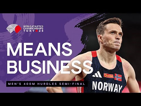 Warholm qualifies safely for 400m hurdles final with 47.72 | World Athletics Championships Tokyo 25