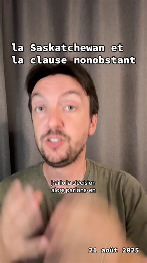 17K views · 219 reactions | Une décision par les tribunaux sur une loi en Saskatchewan arrive à une interprétation différente de la clause nonobstant et de l’application potentielle de la Charte. Parlons-en, et des impacts politiques possibles au Québec. | Farnell Morisset | Facebook