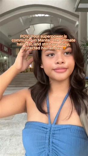 UV rays are your hair’s kryptonite ☀️ NEW! Dove ferulic UV Repair & Glow to the rescue 🦸🏻‍♀️ With Dove, hair stays SUPER! Get 70 hours sun protection and 8x shiny hair ✨ #DovexSupergirl #SupergirlPH #DovePH