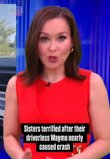 Two sisters took their very first ride in a driverless Waymo when the car tried to get across a four lane of a highway so it could make a left into another four lanes of traffic. Then, it stopped in the path of oncoming traffic. The sisters spoke with Inside Edition. Waymo tells Inside Edition “while the event does not reflect the vast majority of our services, we take it seriously to learn and improve from it.” #waymo #driverlesscar #accident #danger