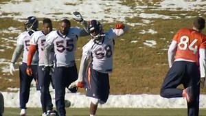 Von Miller danced, and DeMarcus Ware and Demaryius Thomas talked. #BroncosIn60 -- Only takes a minute! | Denver Broncos