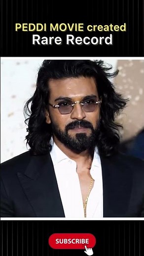 Peddi movie created a rare record#viral#shorts#facts#trendingreels#reels#peddi#ramcharan#movie#tolly