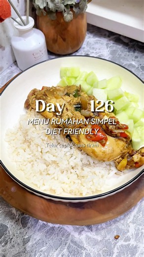 Telur saus tiram #menudiet #resep #food
