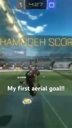 First aerial goal!! #funny #gaming