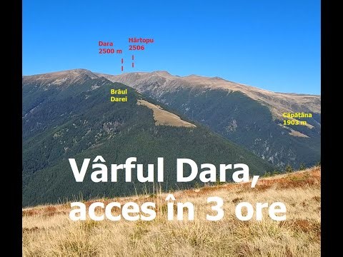 Vârful Dara 2500 m, cel mai scurt traseu de acces, 3 ore, Munții Făgăraș, 23 septembrie 2025