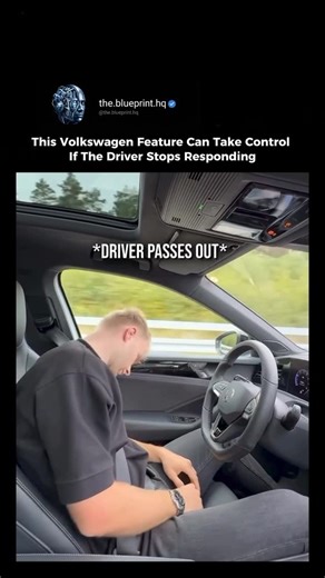 Engineering | AI | Tech on Instagram: "It isn’t just driver assistance. It’s a last line of defense. 📉 You’re watching Volkswagen’s Emergency Assist — a system designed to take control only when the driver can’t. So what actually happens if you have a medical emergency on the highway? The Safety Protocol: 🔹 Detection Sensors constantly monitor steering input and driver response. No reaction? The car issues visual warnings and short brake jolts to wake you up. 🔹 Intervention If there’s still n