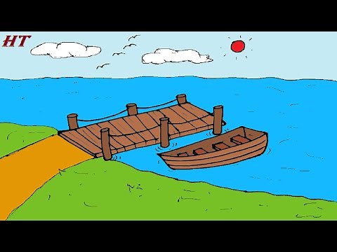 How to Draw a Dock Easy