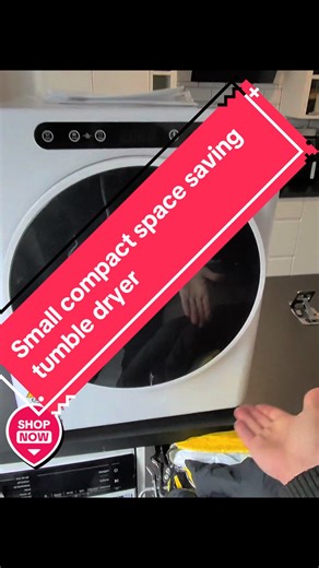 Compact Space-Saving Tumble Dryer for Small Homes