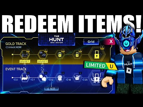 How To Redeem Tokens & GET ALL FREE ITEMS! Buying NEW Limited! (ROBLOX THE HUNT: MEGA EDITION)