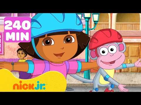 Dora | Diversão de verão com Dora e Botas 2 ☀️ 240 minutos | Nick Jr. em Português