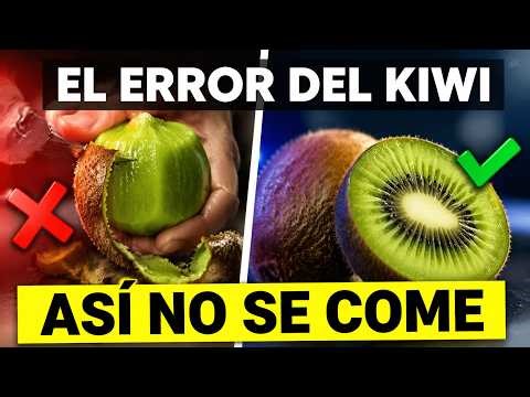 Esto pasa si comes KIWI con PIEL (muy pocos lo saben)