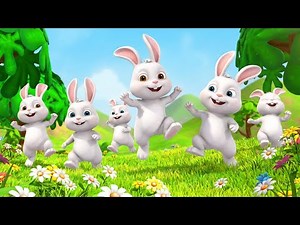 Bunnies Song 🐰 Hopping in the Meadow ⭐ Nursery Rhymes & Kids Songs - ABCs and 123s