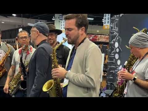 Cantaloupe Island — Alto Sax Jam at the Better Sax Booth (NAMM 2026)