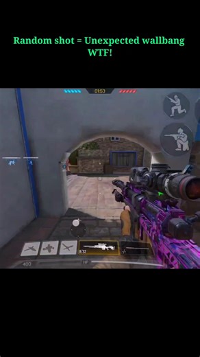 Random shot gives you wallbang! #codmobile