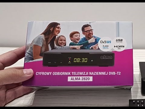 Dekoder ALMA 2820 - Aktualna wersja oprogramowania z jaką jest obecnie sprzedawany - recenzja