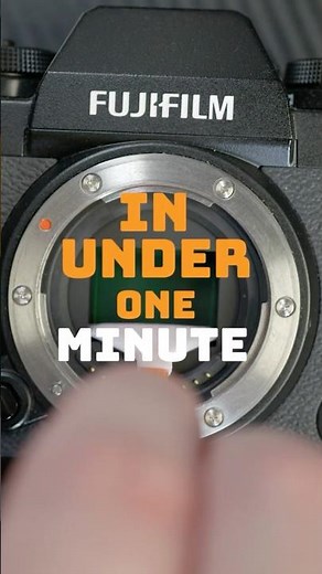 HOW TO CLEAN your camera’s sensor 🧼