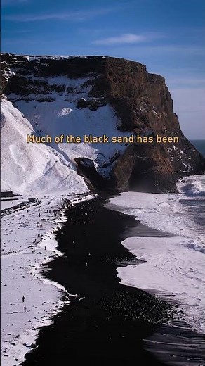 What happened to Iceland's WORLD FAMOUS black sand beach?! #iceland