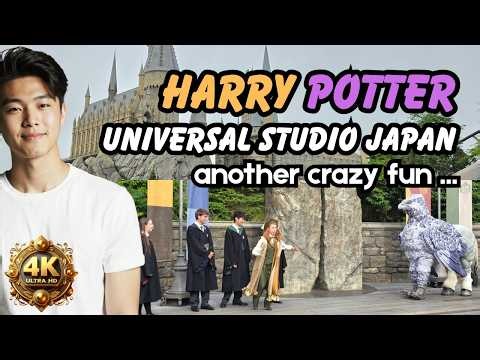 (JP8) Explore Harry Potter World USJ | 4K Universal Studios Japan Walking Tour