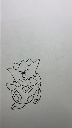 #drawing #aprendiendoadibujar #togepi #pokemon #shorts