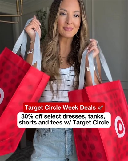 1.8K views | Get big Target Circle Week deals now thru 3/29! Enjoy 30% off tees, tanks, shorts and dresses for the family with Target Circle. | Target | Facebook