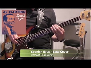 [Al Martino] Spanish Eyes - Bass Cover 🎧 (with chords pdf)