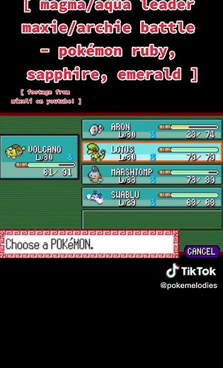 Maxie vs Archie Battle Theme in Pokémon Ruby