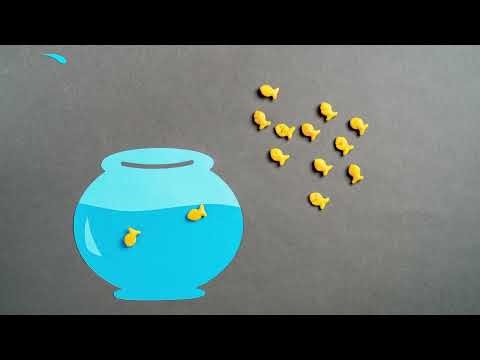 Funny Fish Animation 🐠✨ | Jumping In & Out of Bowl