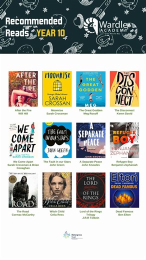 12 brilliant books recommended for our Year 10 students - what will you read next?   #thewardleway #watergrovetrust #reading | Wardle Academy | Facebook
