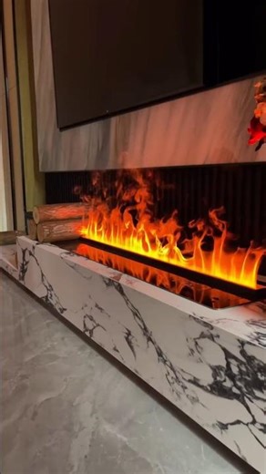 Electric fireplace installation tips #youtubeshorts