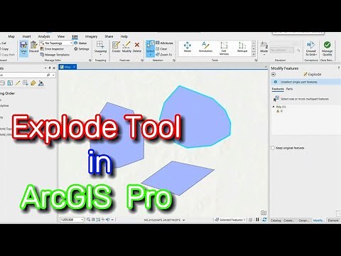 Explode Tool in ArcGIS Pro | Simplify Multipart Features Easily