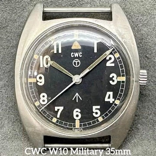 New Arrival ✨ - Vintage CWC W10 Military Watch Hand Winding 35mm #watch