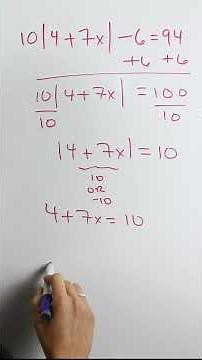 The Easiest Way to Solve Equations with Absolute Value