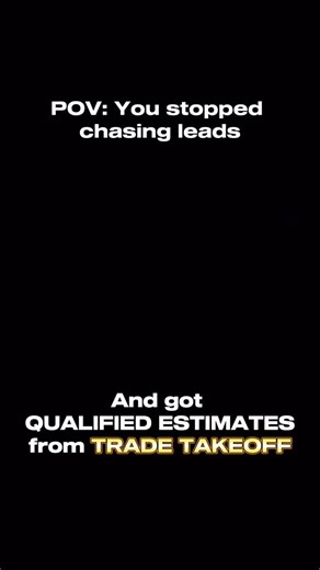 POV: You stopped chasing random leads… and got qualified estimates from Trade Takeoff 📲💥 Here’s what changes instantly: ✔️ Homeowners who already know what they want ✔️ Real budgets — not “just looking” ✔️ Ready-to-start timelines (next 7 days) ✔️ No more driving an hour for unqualified buyers We built this system as hardscapers, so it works in the real world — earned from results, not theory. You run the job. We keep the schedule full📆 DM “ESTIMATES” to get the exact setup that’s booking cre