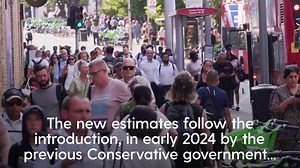 Net migration halves as fewer people come to UK for work and study