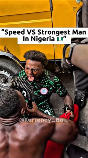 Speed Challenges the Strongest Man in Nigeria 🤯🇳🇬