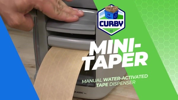 Small businesses can enjoy the benefits of water-activated tape with this economically priced dispenser! The Curby Mini-Taper™ is lightweight with a small footprint, perfect for small offices, retail outlets and low-volume shipping environments with limited workspace. Learn more: https://bit.ly/40wwSUW #ecommerce #sustainability #sustainablepackaging | IPG