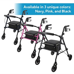 Carex Step 'N Rest® Rolling Walker