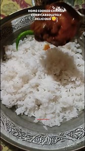 Home cooked chicken curry(absolutely delicious 😋). A bowl full of Kashmiri warmth and flavor. #kashmiriculture #foodsinkashmir #kashmiricuisine #TasteOfKashmir #homemade | foods in Kashmir